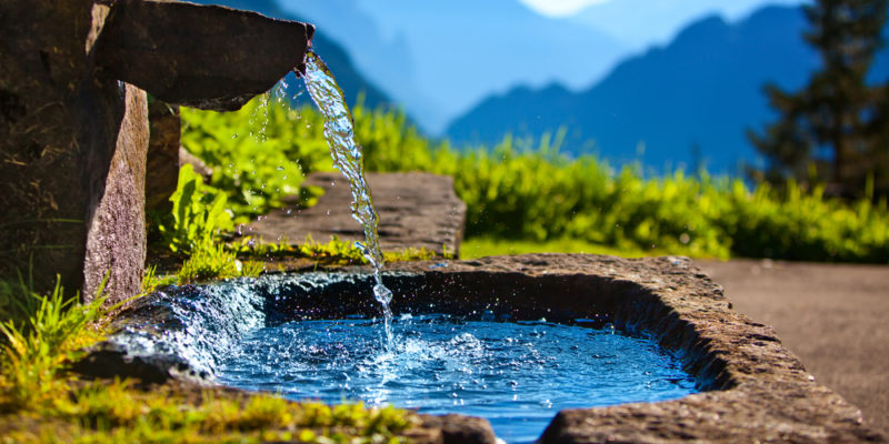 Agua potable - manantial