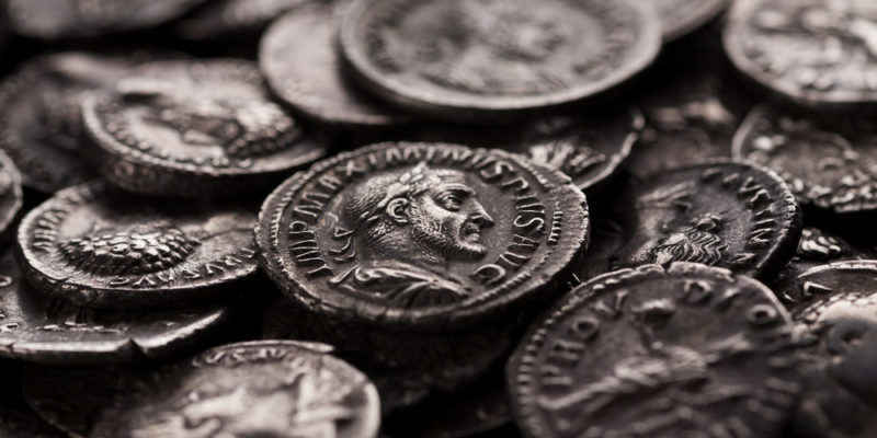 monedas romanas - civilización romana