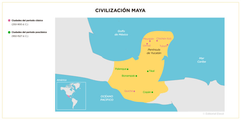 cultura maya ubicación historia y características