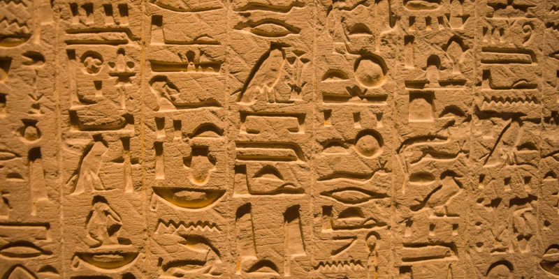 cultura egipcia - escritura