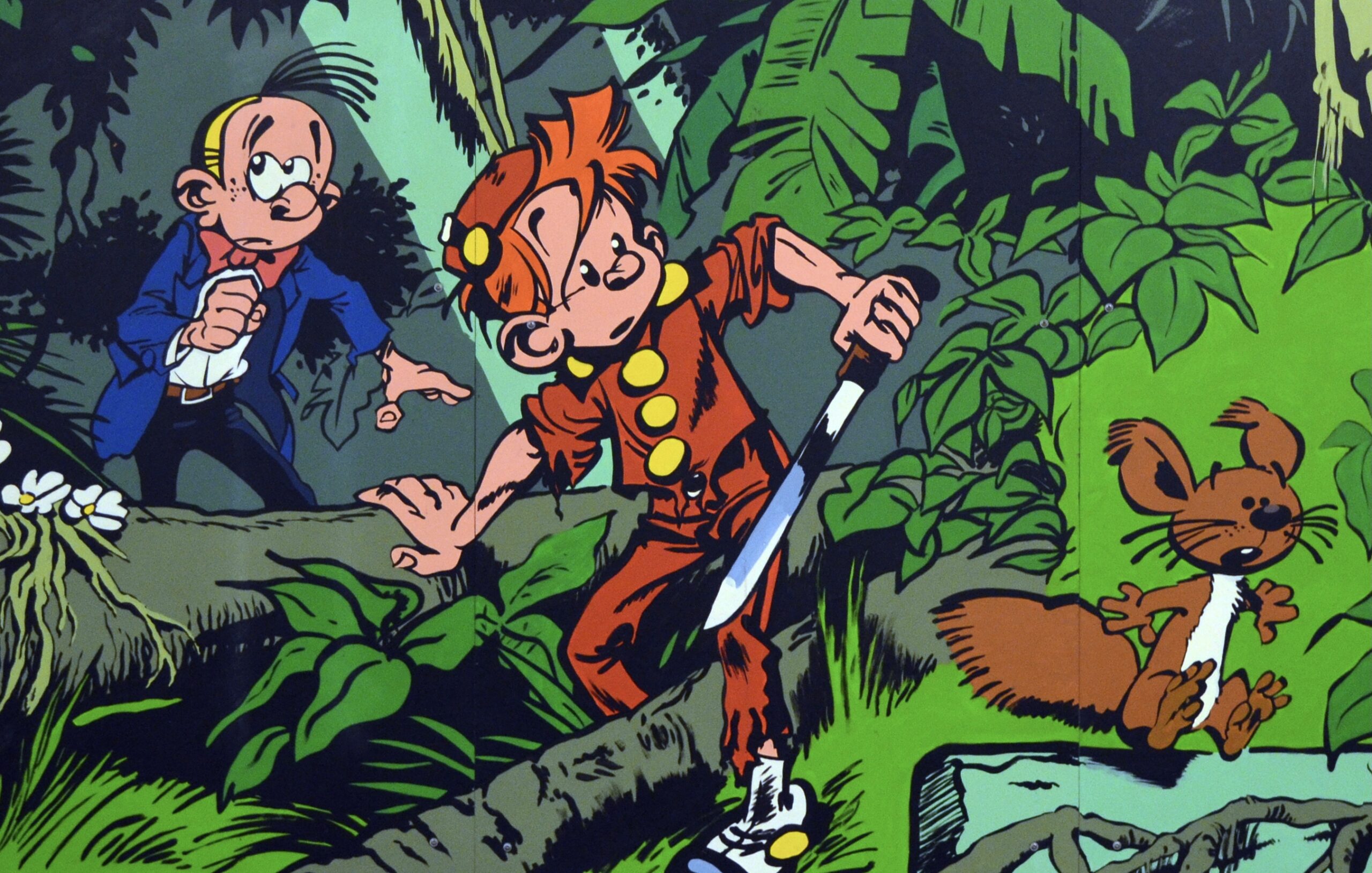 Viñeta de Spirou y Fantasio