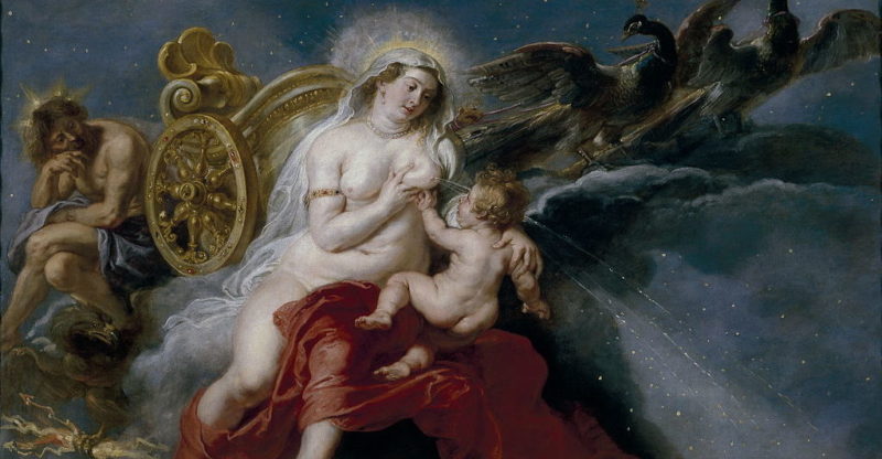 El nacimiento de la Vía Láctea - Rubens