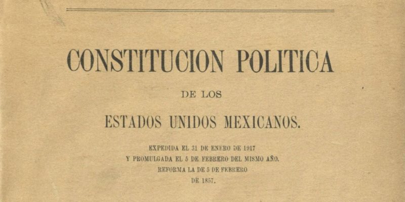 Constitución Mexicana - 1857 - 1917