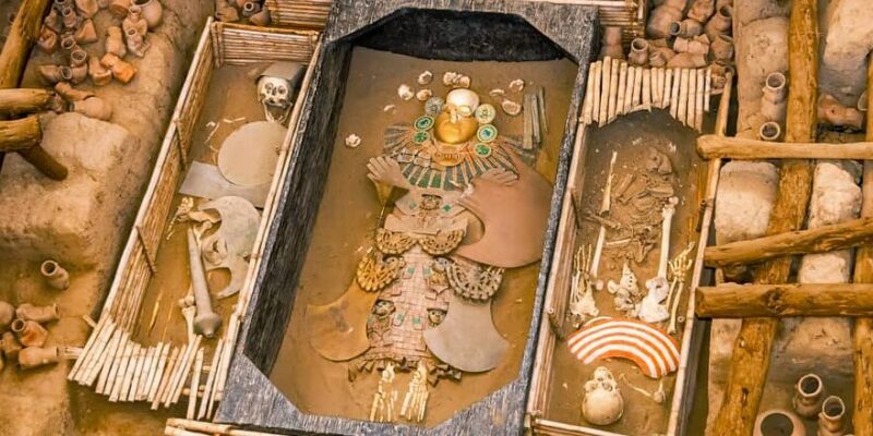civilizaciones andinas moche culturas tumba