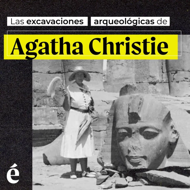 Agatha Christie fue una escritora británica del siglo XX que alcanzó fama mundial por sus novelas del género policial, protagonizadas por el detective Hércules Poirot y Miss Marple. Sin embargo, una faceta menos conocida de la autora es su interés por la arqueología.

Cuando ya era famosa, Agatha Christie hizo un viaje a Bagdad en 1929 y visitó las excavaciones que estaban realizando los arqueólogos Leonard y Katharine Woolley en la antigua ciudad sumeria de Ur. En 1930, regresó a Ur y conoció al arqueólogo Max Mallowan, con quien se casó ese mismo año.

Desde entonces, la autora acompañó con frecuencia a Mallowan en sus campañas arqueológicas. Colaboraba en las excavaciones y realizaba tareas como la limpieza y restauración y catalogación. Aunque no era una arqueóloga profesional, su habilidad y sus conocimientos hicieron que fuera muy respetada por los colegas de Mallowan.

Durante las campañas arqueológicas, Agatha Christie continuó escribiendo y aprovechó su experiencia en Oriente Próximo para componer algunas de sus obras más célebres, como Asesinato en el Orient Express (1934), Asesinato en Mesopotamia (1936), Muerte en el Nilo (1937) y Cita con la muerte (1938). 

Además, escribió un libro autobiográfico sobre sus temporadas de excavación, titulado Ven y dime cómo vives (1946), y se pueden encontrar detalles de su actividad arqueológica en su autobiografía póstuma y en las memorias de Max Mallowan, ambas publicadas en 1977.