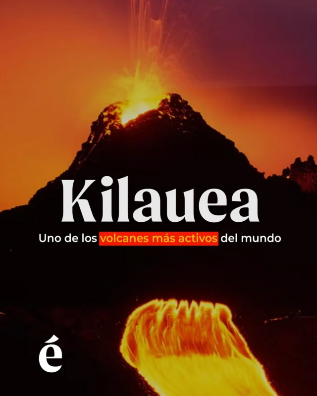 El volcán Kilauea está ubicado en Hawái (Estados Unidos), y es uno de los más activos del planeta. Es un volcán de tipo escudo, que se caracteriza por ser muy extenso pero de poca altitud, con pendientes suaves que se forman por la acumulación de flujos de lava que salen lentamente del interior del volcán.

Como todos los volcanes que conforman las islas Hawái, el Kilauea se formó por el ascenso de magma que se encuentra debajo de la placa del Pacífico. A medida que esta placa se desplazaba lentamente, el magma subió desde el manto terrestre, emergió en la superficie y formó  el volcán. 

Desde que comenzó su última fase eruptiva en 1983, el Kilauea entró en erupción miles de veces. Es un volcán extremadamente activo, y aún así, miles de personas viven cerca de él en poblaciones como Pāhoa y Kalapana. 

Los habitantes de estas ciudades se han adaptado a convivir con las erupciones periódicas del volcán, y tienen desarrollados sistemas de alarma y evacuación ante el riesgo de posibles erupciones explosivas. 
A pesar de los riesgos, el volcán es muy importante para la cultura de los hawaianos nativos, quienes lo consideran la morada de Pele, la diosa del fuego. Además, la constante actividad del Kilauea atrae a miles de turistas cada año, que se acercan a la isla para observar los flujos de lava y el cráter permanentemente humeante del volcán.